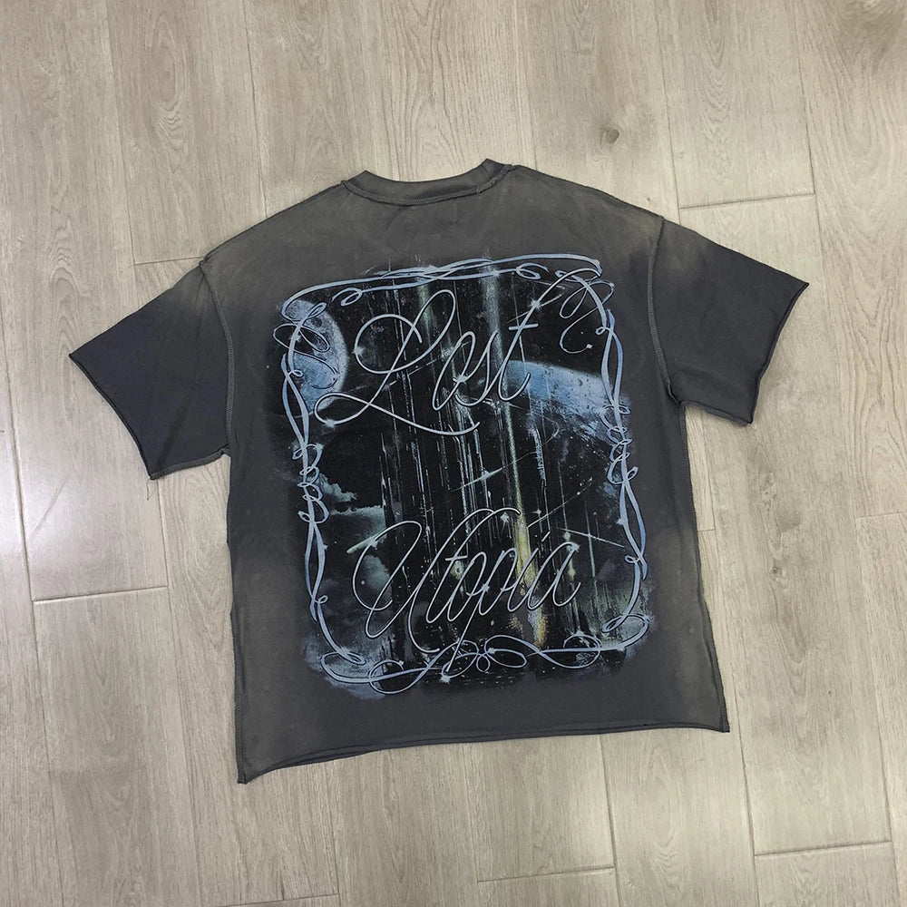Diamond Cropped Graphic Tee