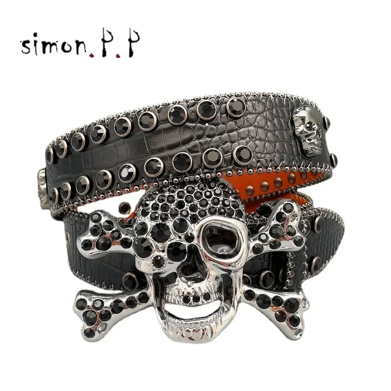 Shiny Diamond Rhinestone Studded Belt