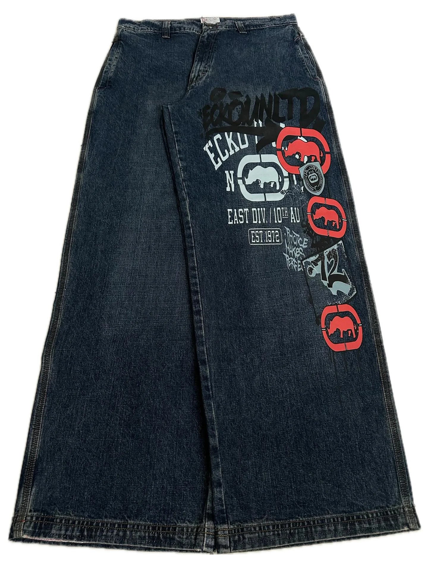 Ecko Wide Leg Baggy Jeans