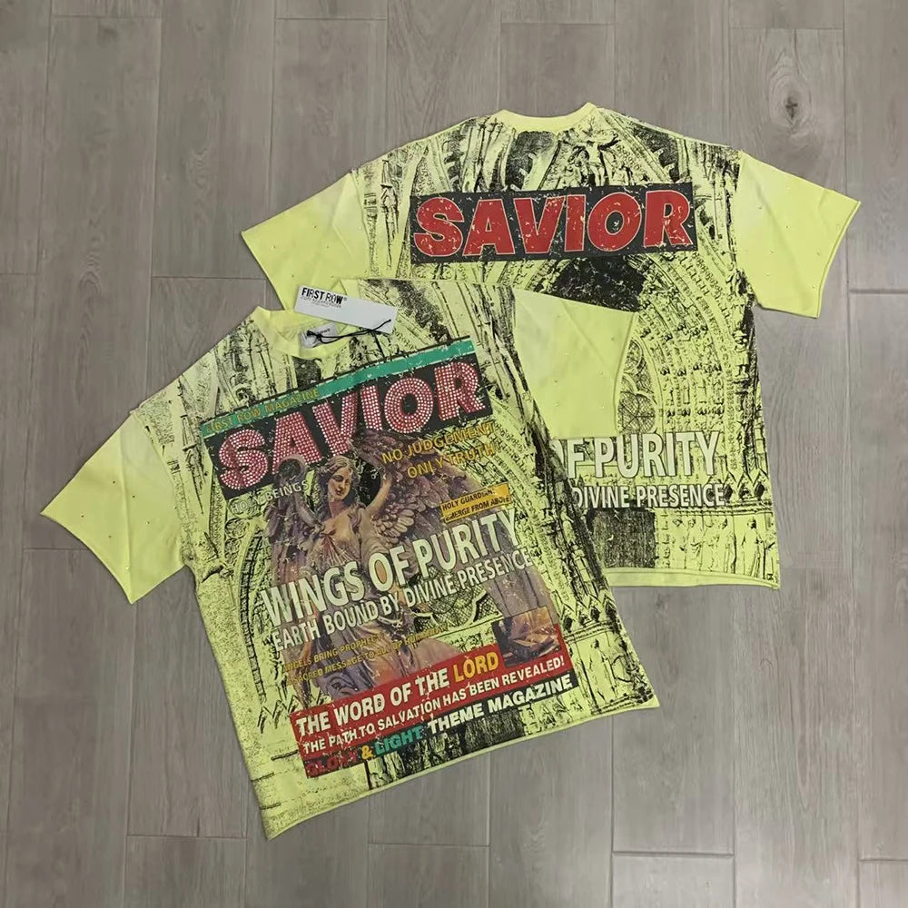 Diamond Cropped Graphic Tee