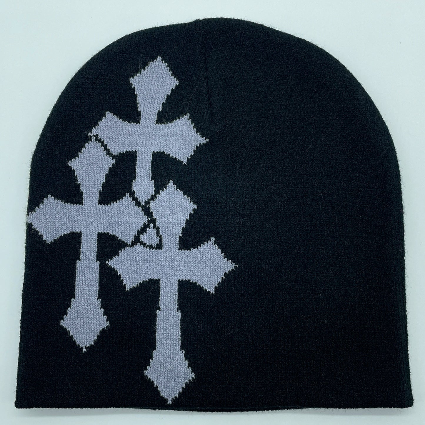 Crucifix Knitted Hat
