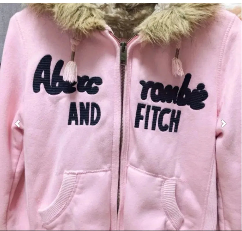 Fur Hooded Y2k Hoodies