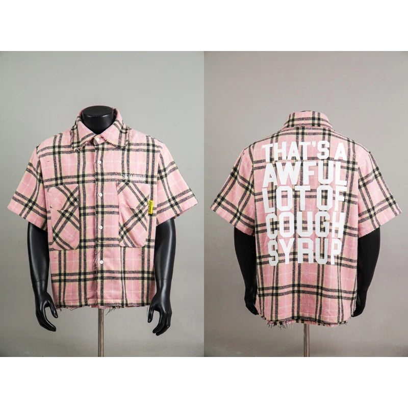 Black Cough Syrup Button up