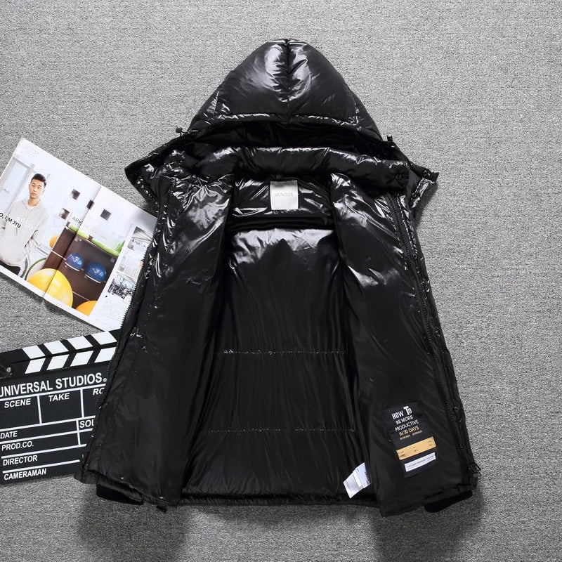Shiny Glossy Puffer Jacket