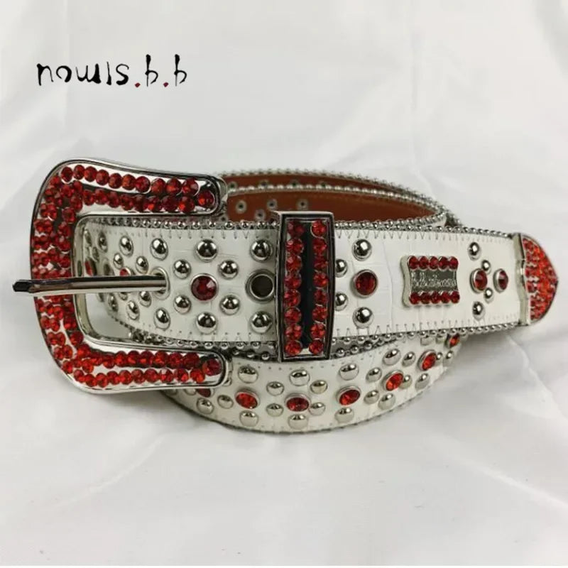 Rhinestone Studded Belt Different Variants