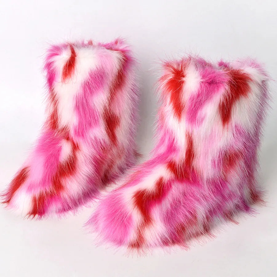 Faux Fur Winter Boots