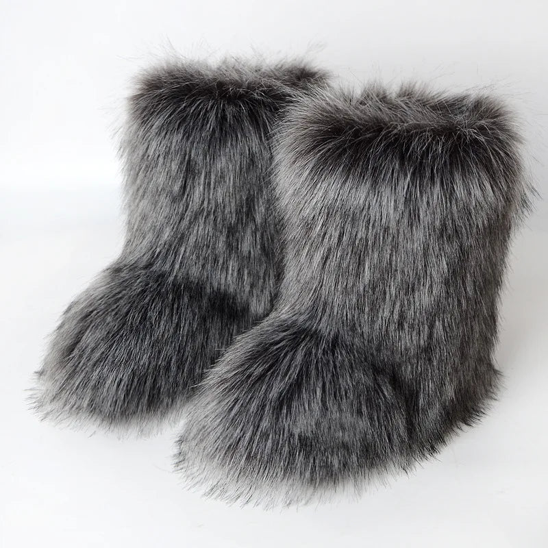 Faux Fur Winter Boots