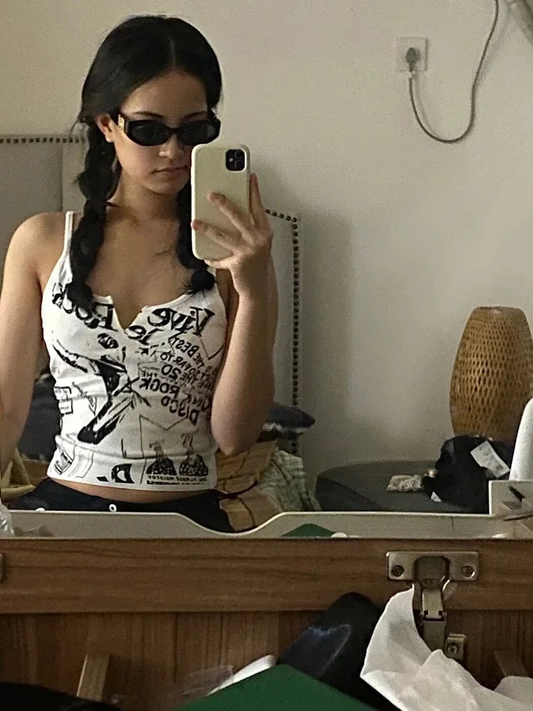 Sleeveless Y2k Tank Top