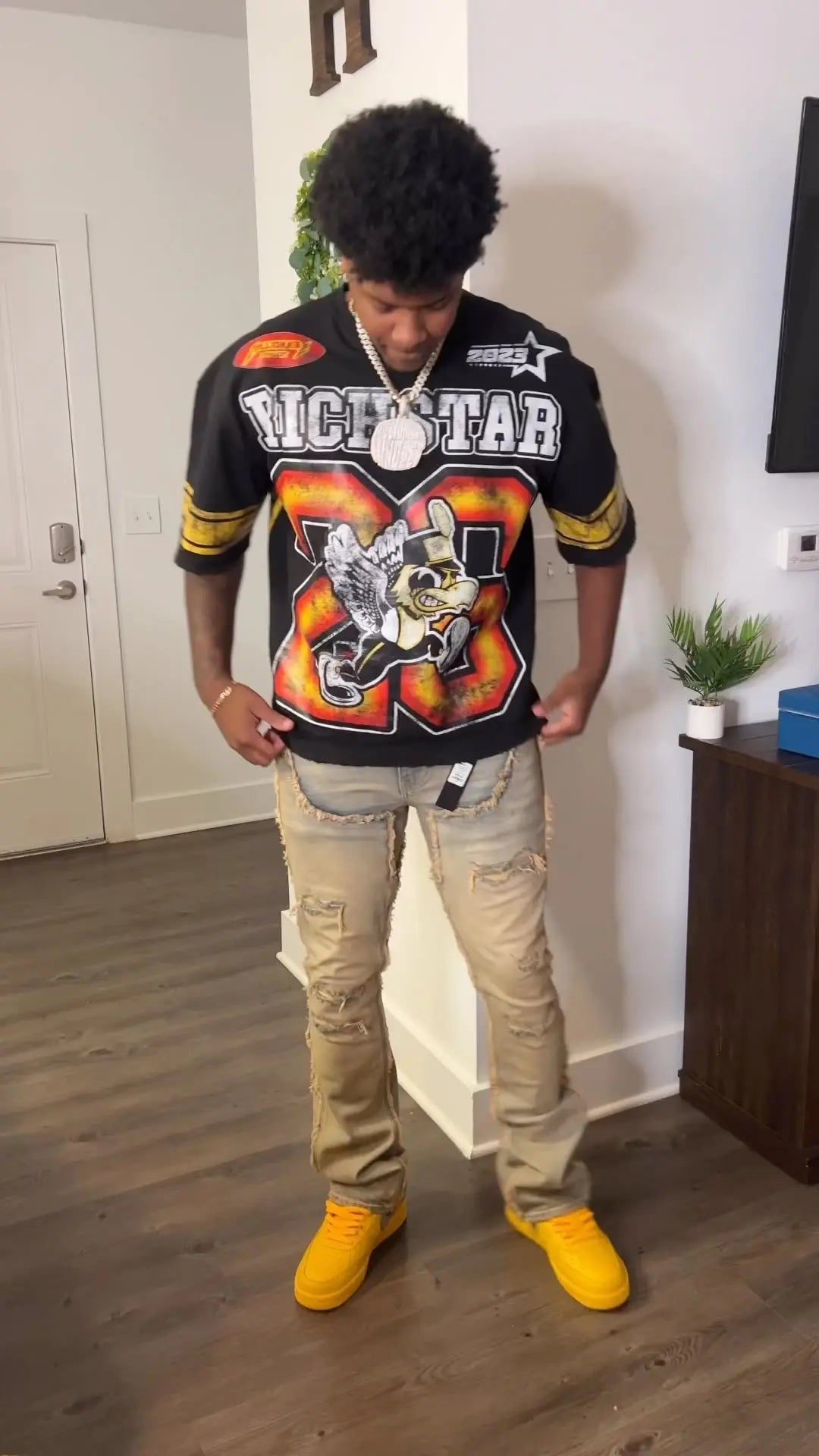 Streetwear Style Jersey T-shirt