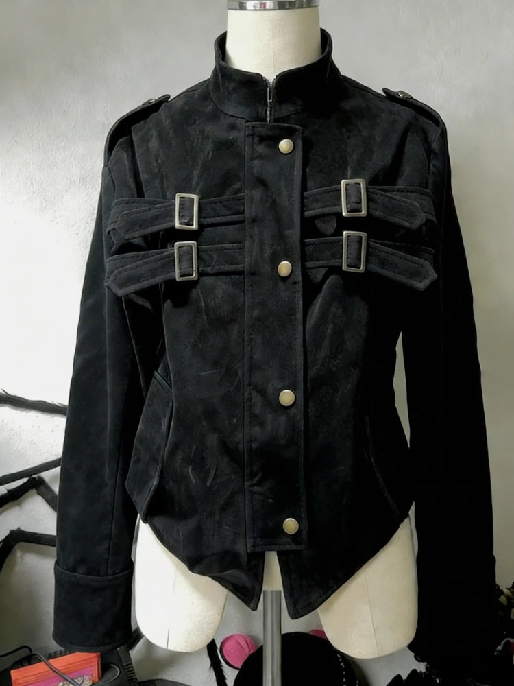 Fur Hooded Warm y2k Jacket