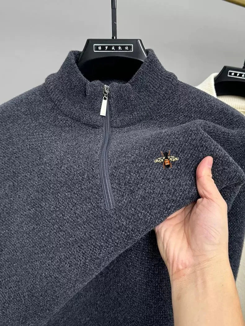 Luxury Quarter Zip Sweatshirt