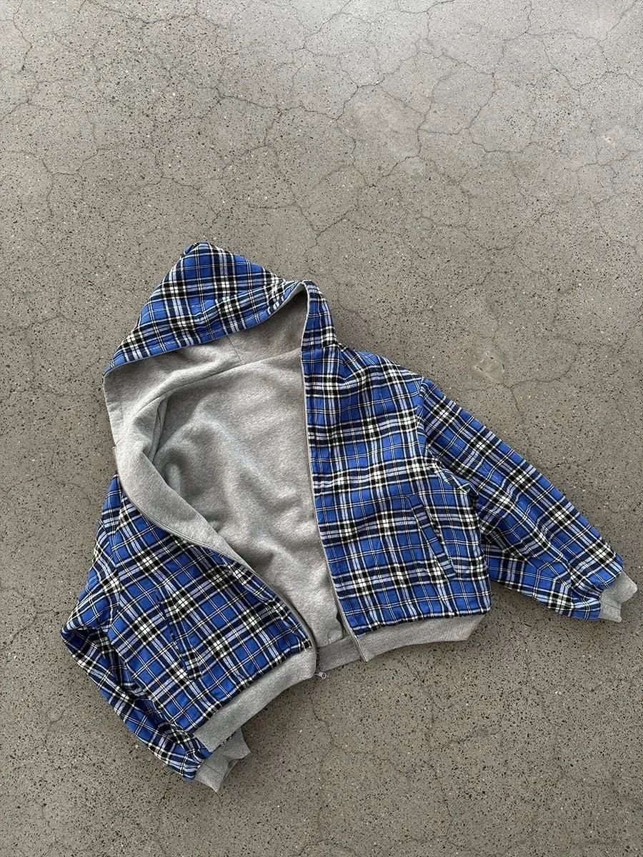 Plaid Interior Archive Fashion Hoodies