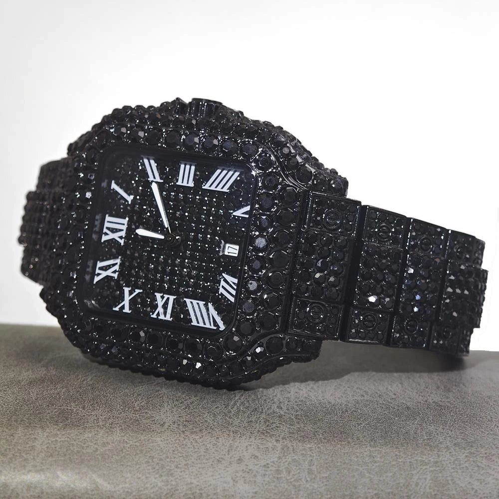 Fully Studded Luxury Watch