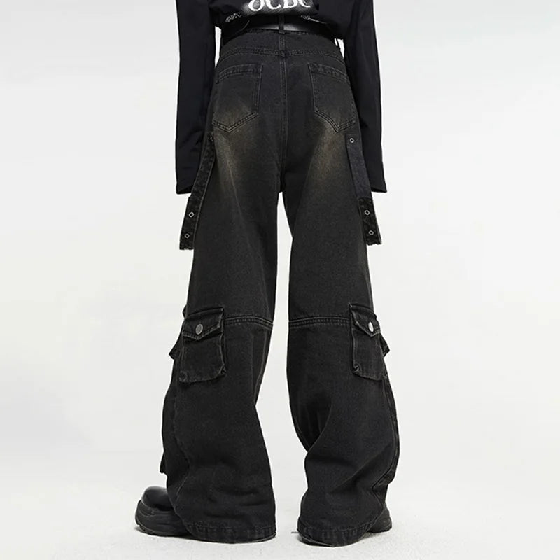Streetwear Fashion Cargo Jeans