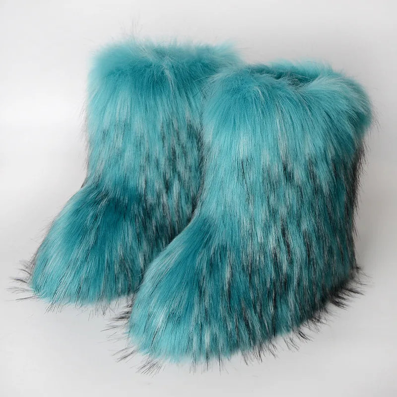 Faux Fur Winter Boots