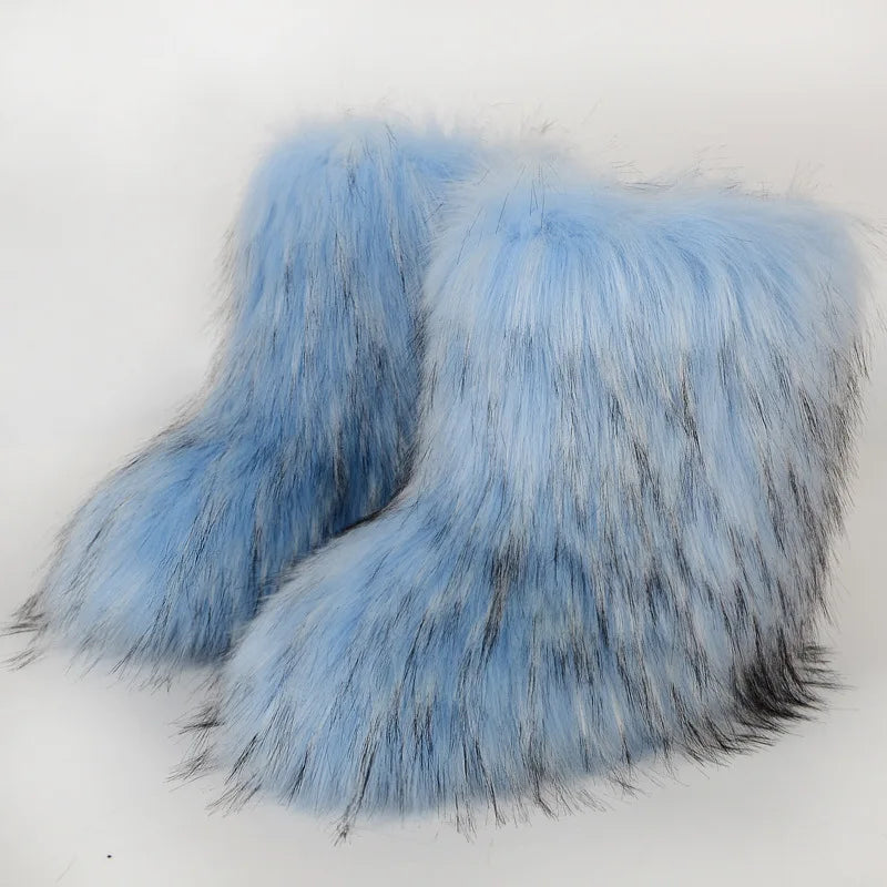 Faux Fur Winter Boots