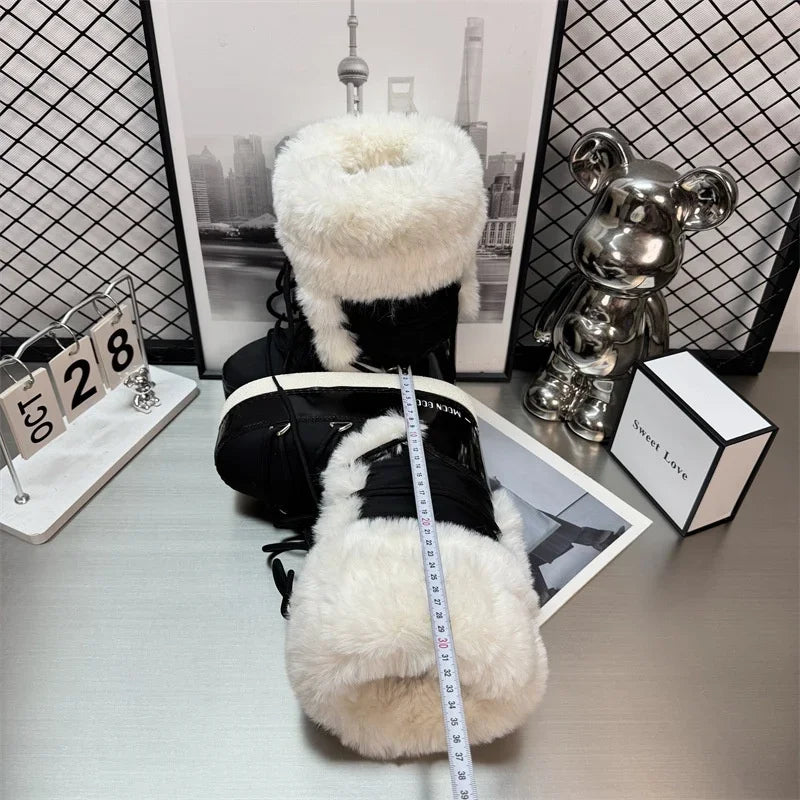 Faux Fur Lined Snow Boots