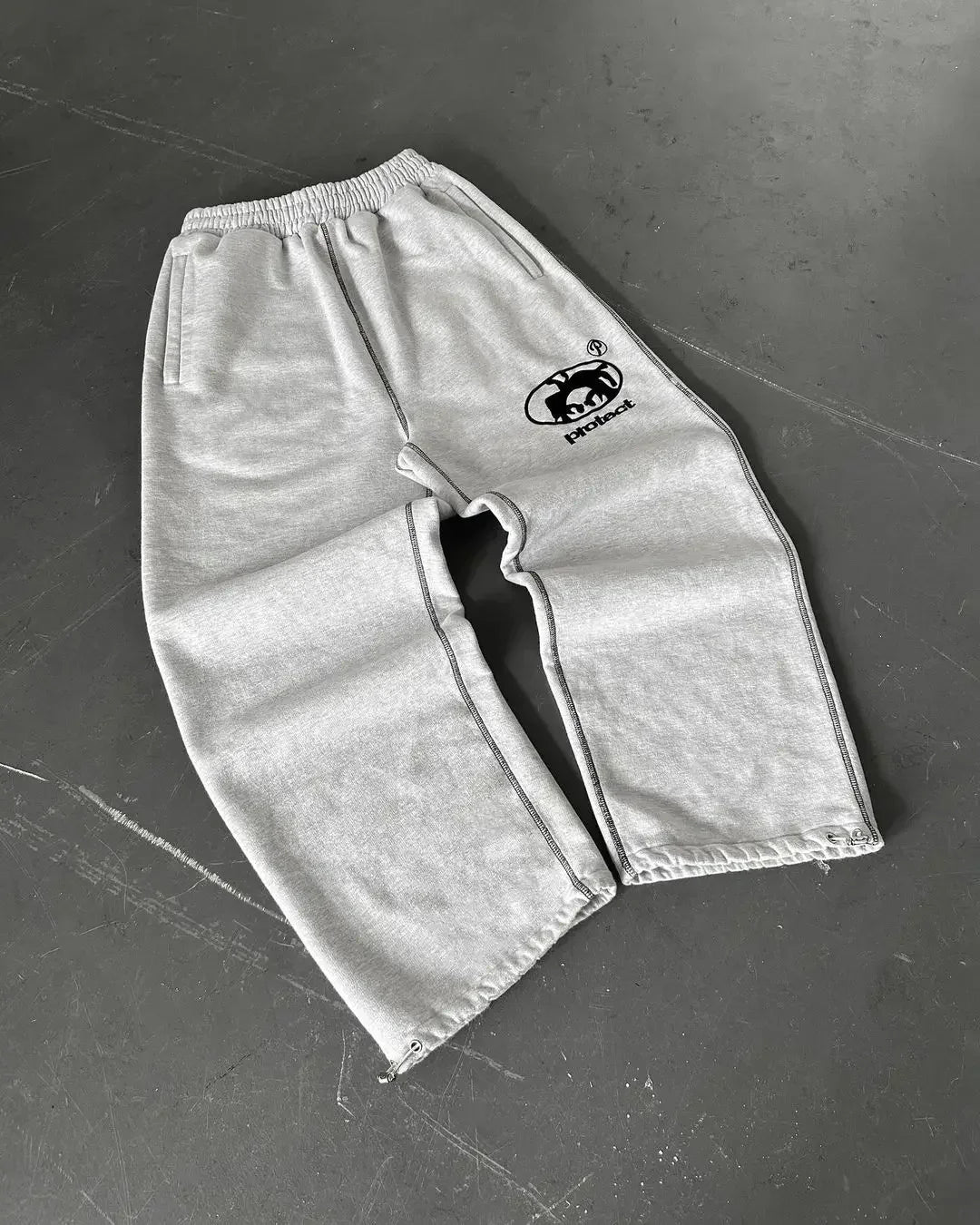 Striped Streetwear Baggy Sweatpants