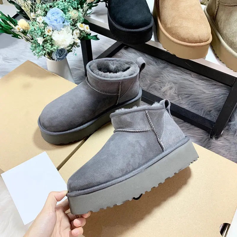 Comfortable Platform Mini Boots