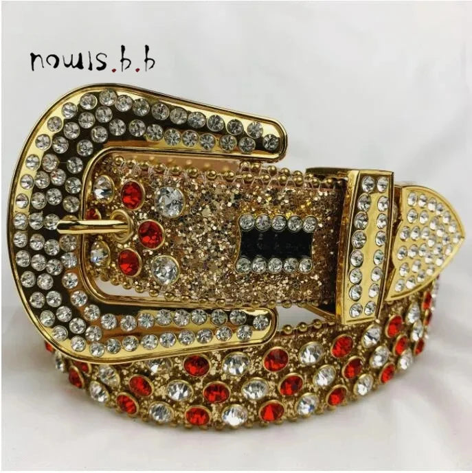 Rhinestone Studded Belt Different Variants
