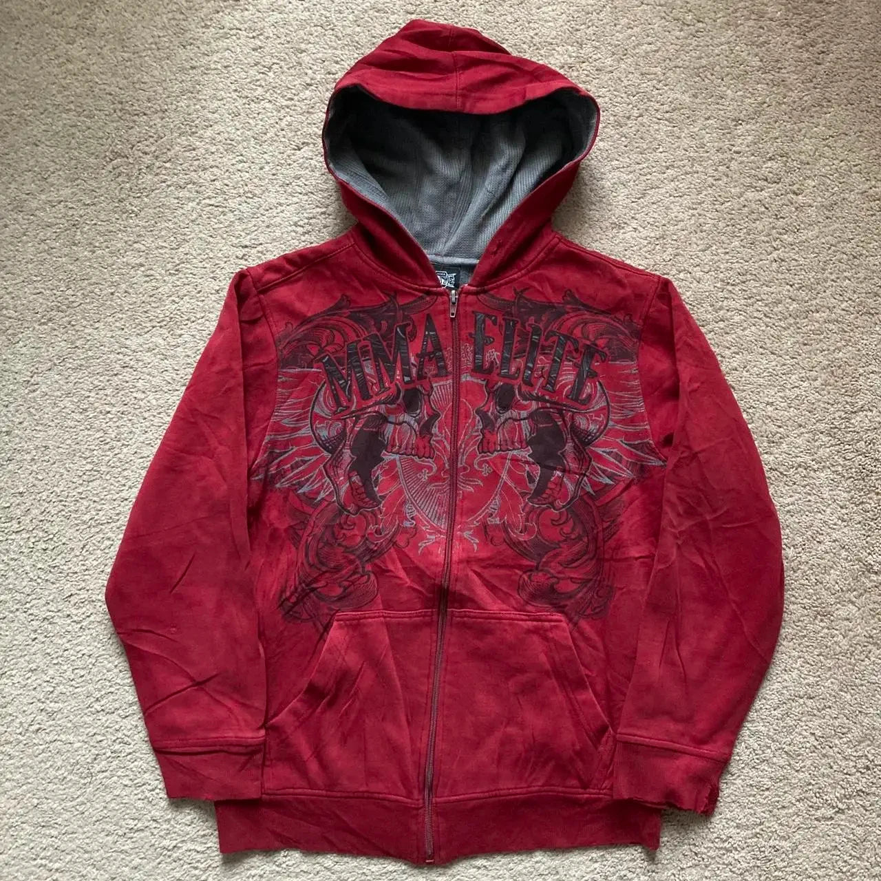 Leopard Print Faux Fur Lined Zip-up Y2k Hoodie