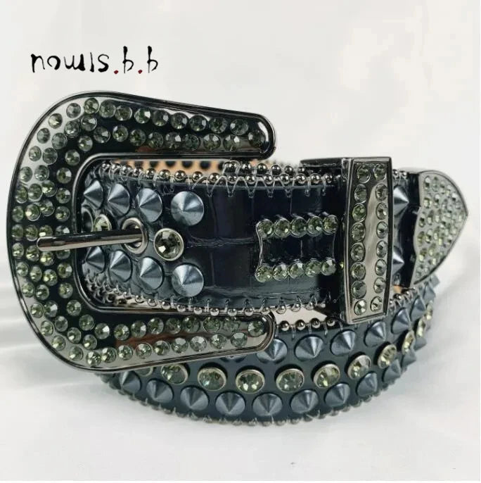 Rhinestone Studded Belt Different Variants
