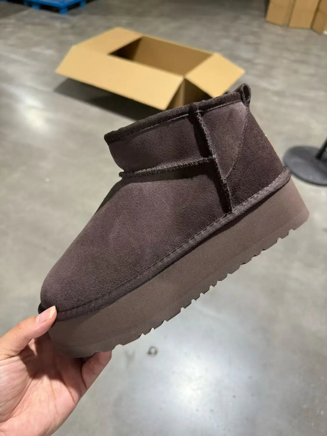 Comfortable Platform Mini Boots