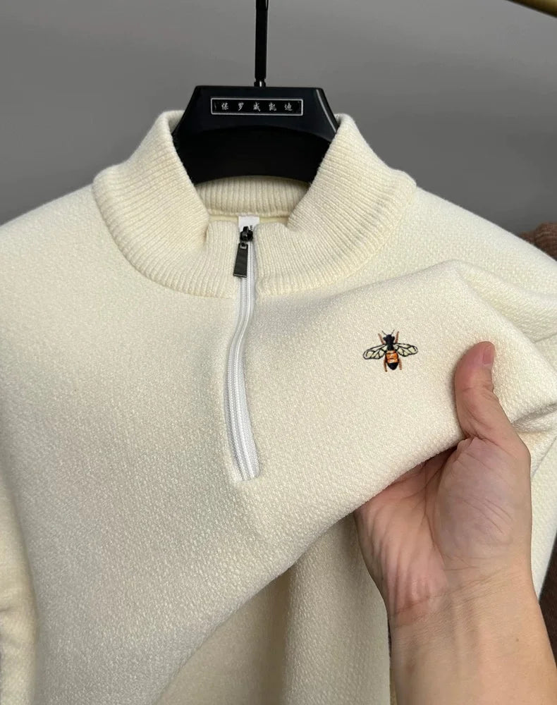 Luxury Quarter Zip Sweatshirt