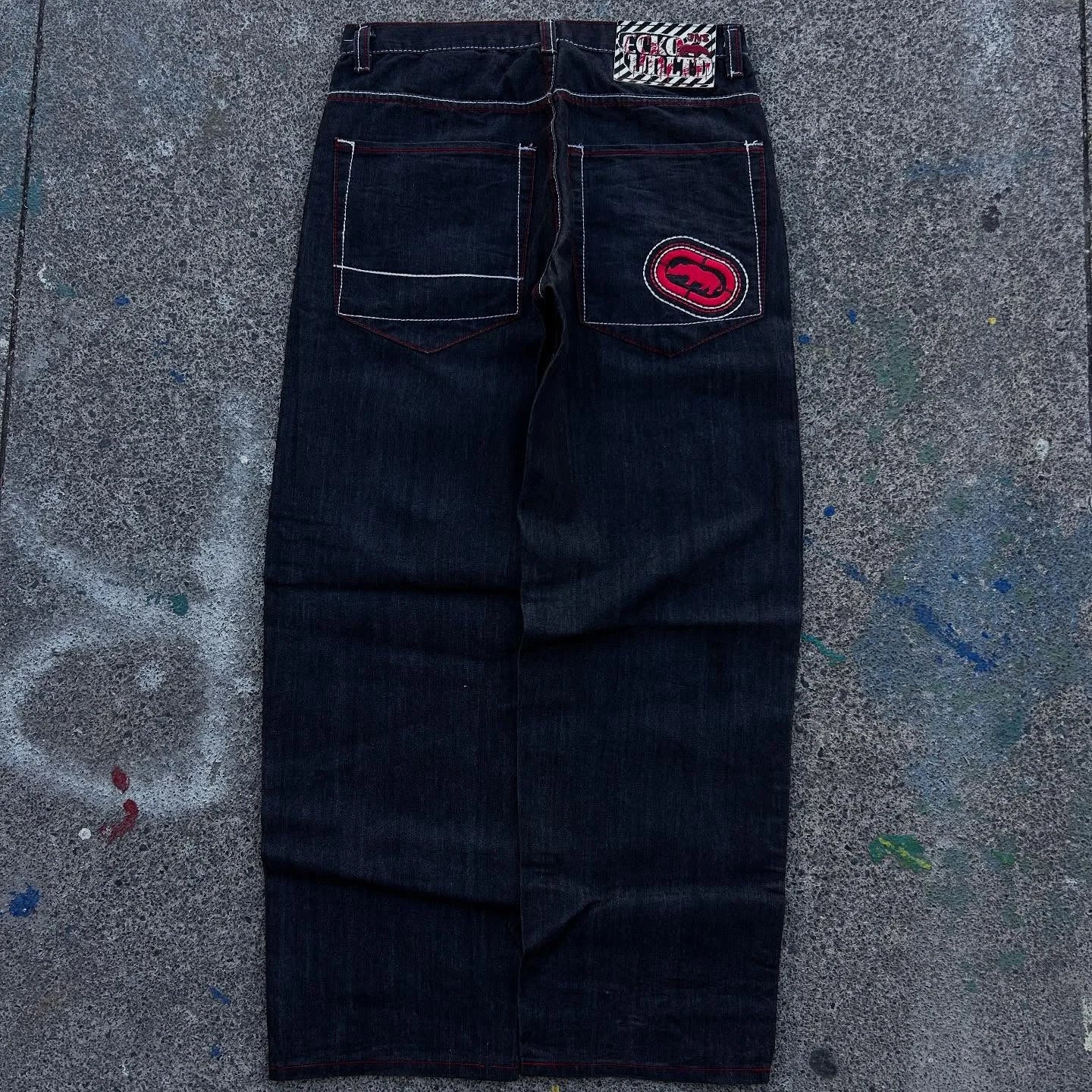 Ecko Wide Leg Baggy Jeans
