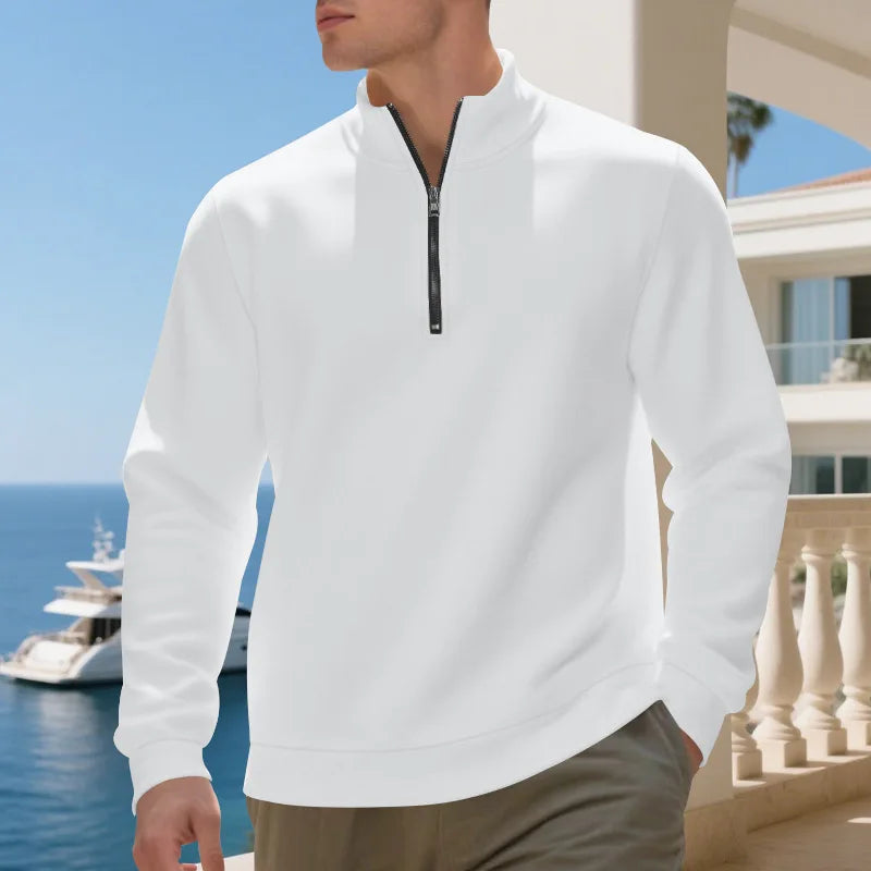 Men's Fleece Quarter Zip Sweatshirt