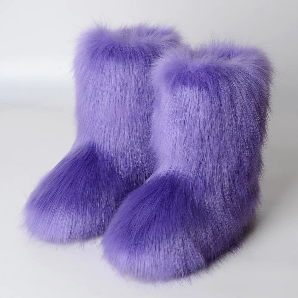 Faux Fur Winter Boots