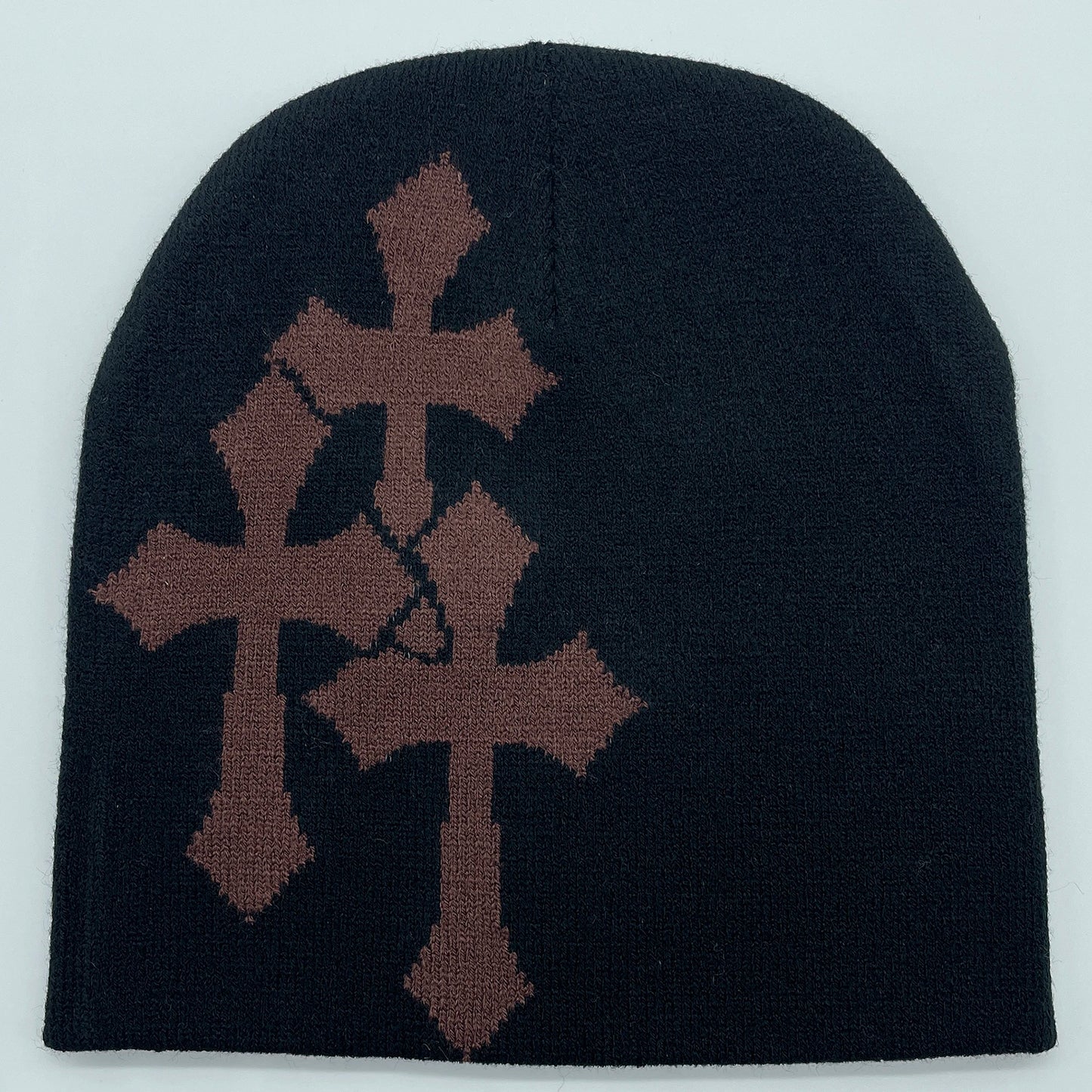 Crucifix Knitted Hat