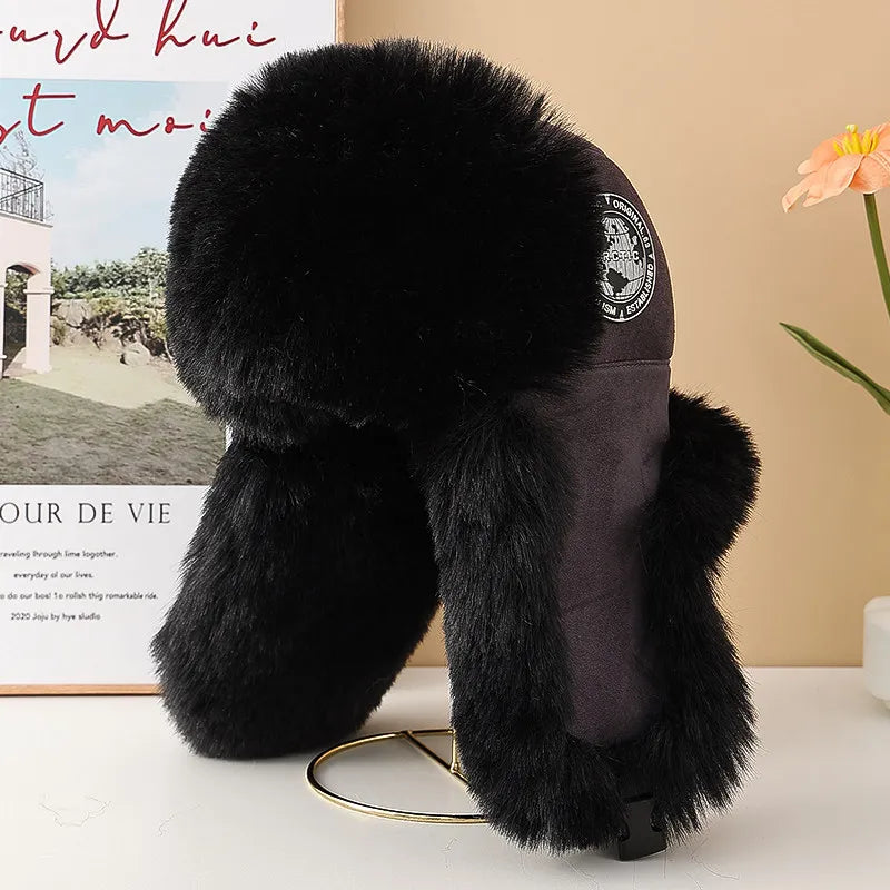 Oversized Aviator Bomber Winter Hat