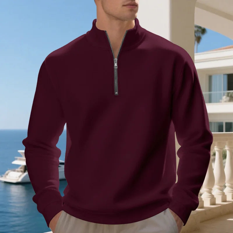 Men's Fleece Quarter Zip Sweatshirt