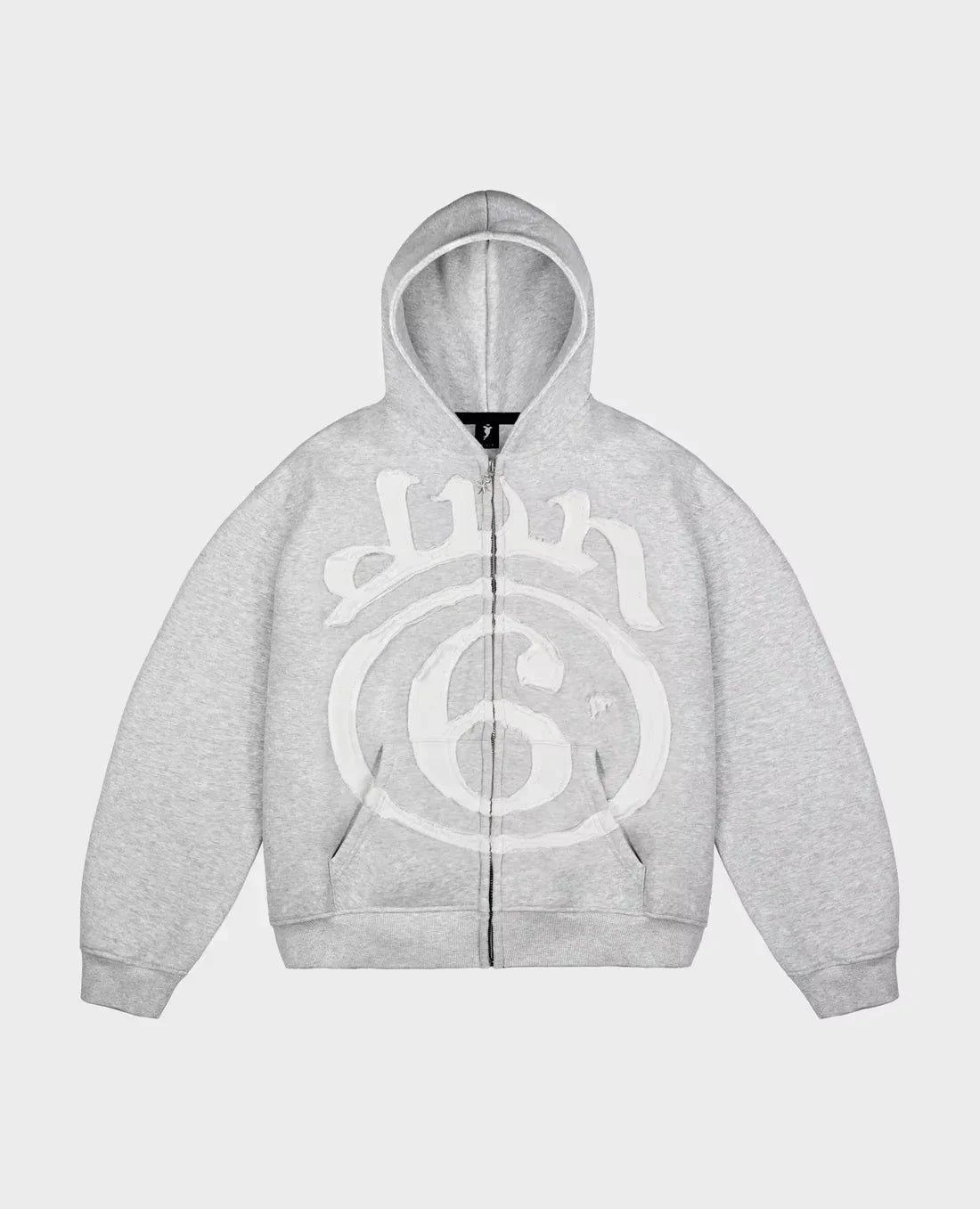 Fur Hooded Gothic Zip Up Hoodie