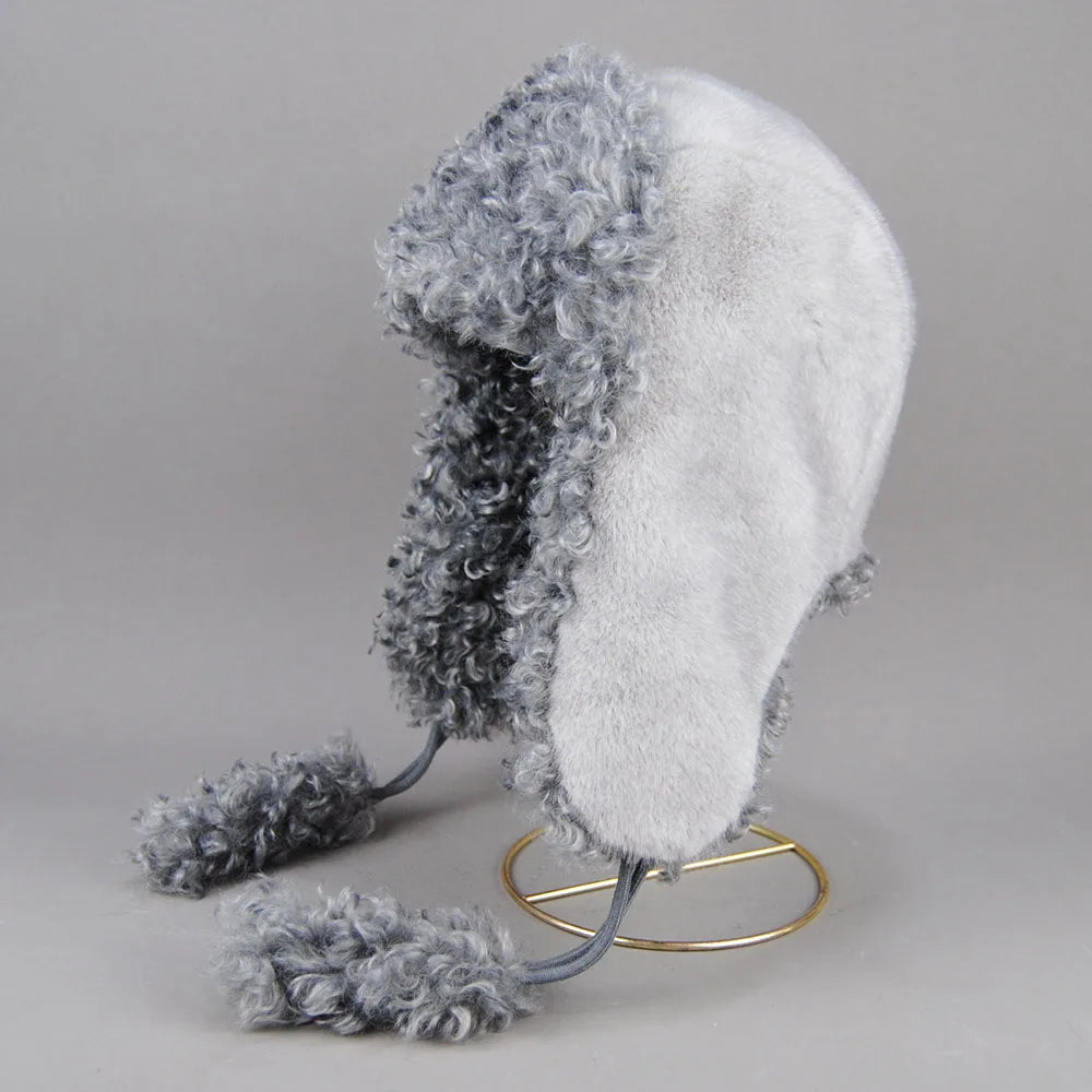 Faux Fur Ushanka Winter Bomber Hat