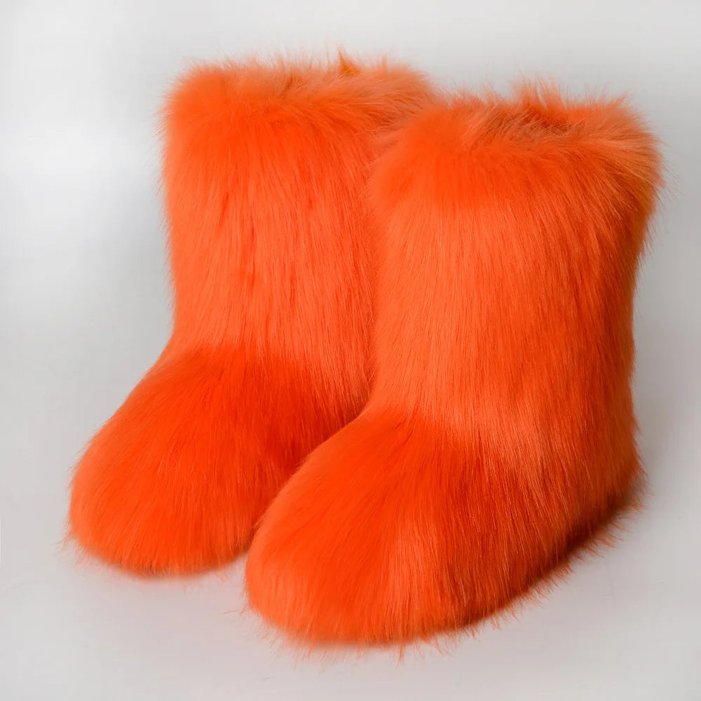 Faux Fur Winter Boots