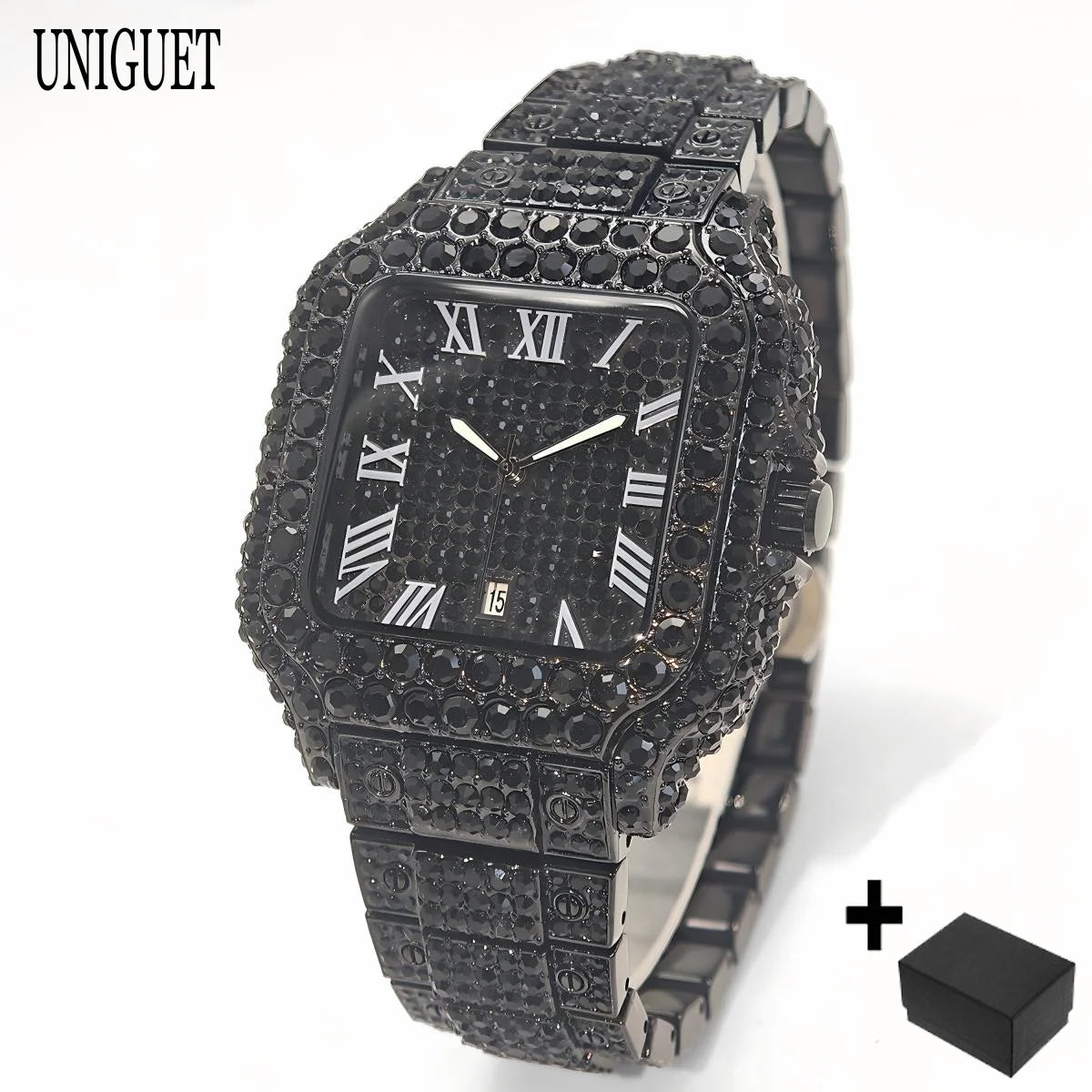 Fully Studded Luxury Watch