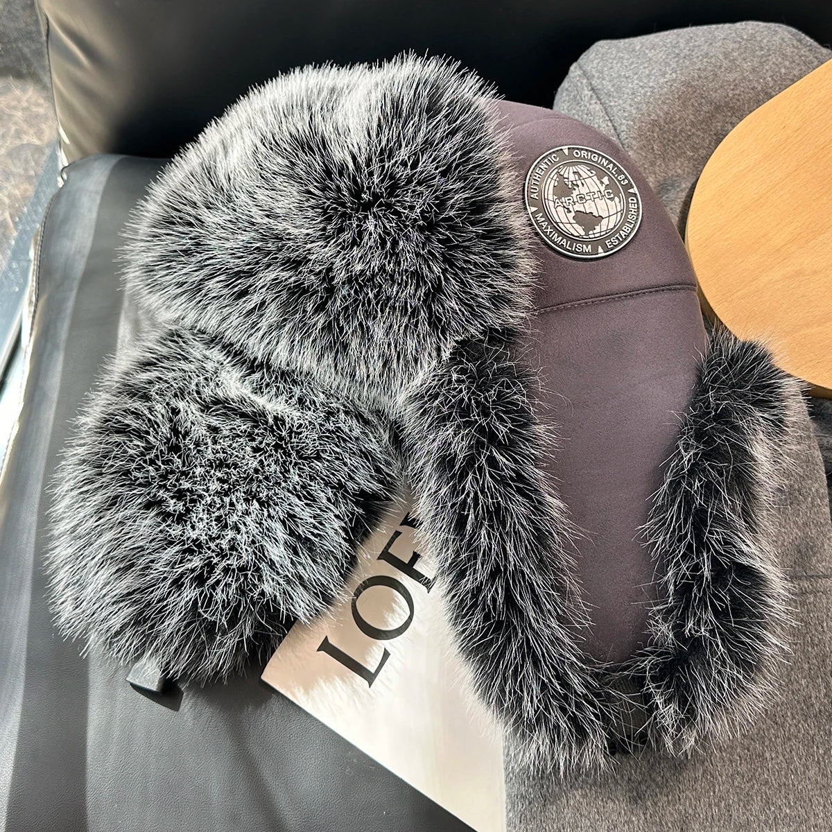 Oversized Aviator Bomber Winter Hat