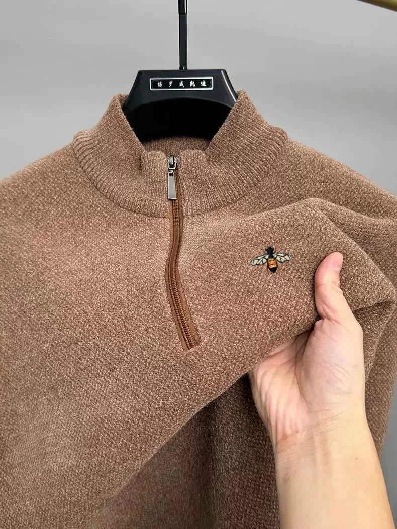 Luxury Quarter Zip Sweatshirt