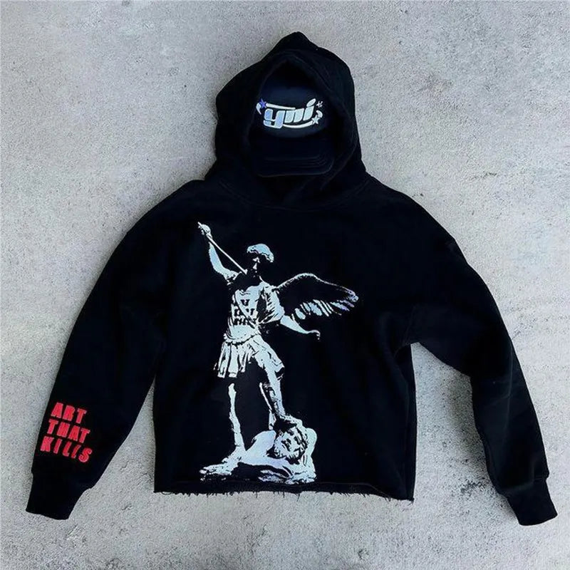 Streetwear Letter Text Hoodie