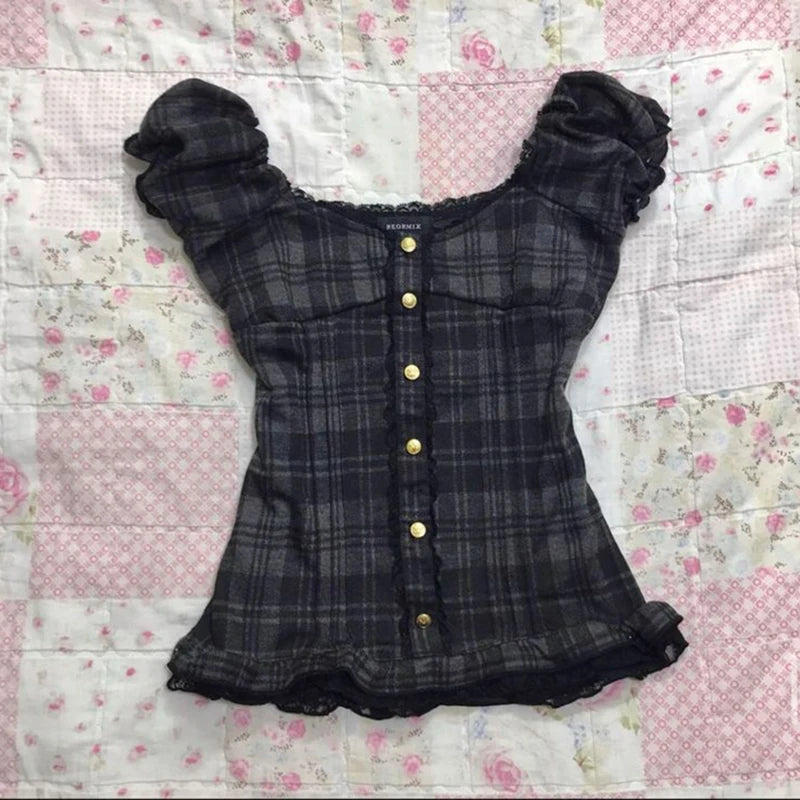 Striped Collar Polo T-shirt