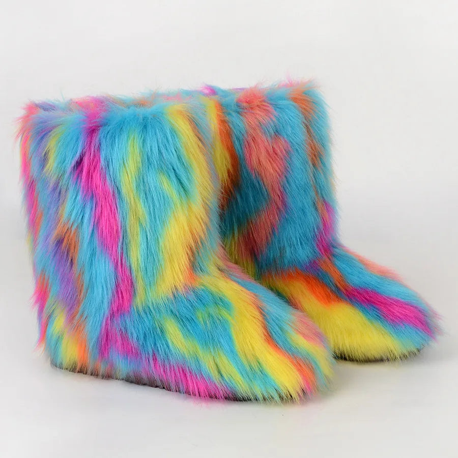 Faux Fur Winter Boots
