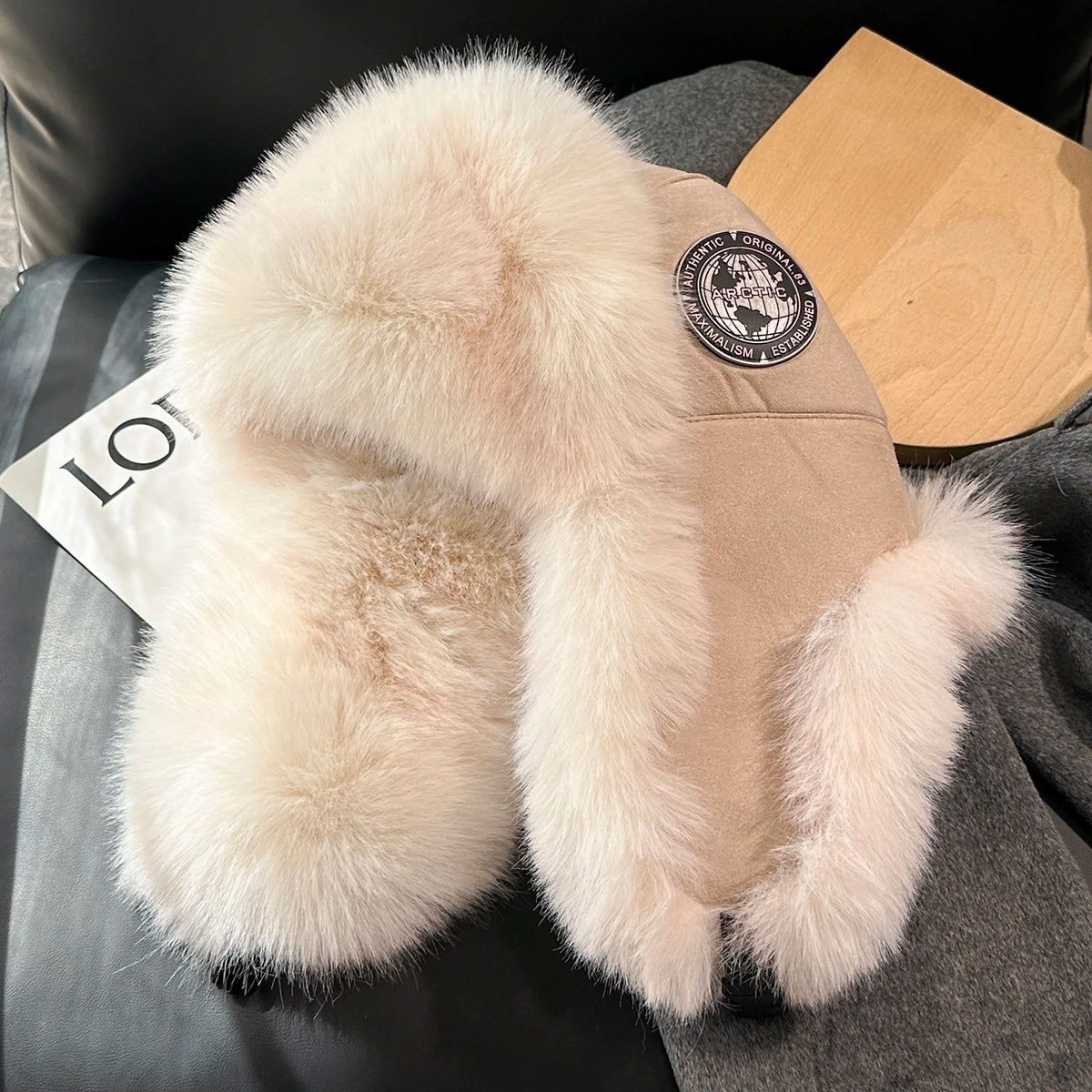 Oversized Aviator Bomber Winter Hat