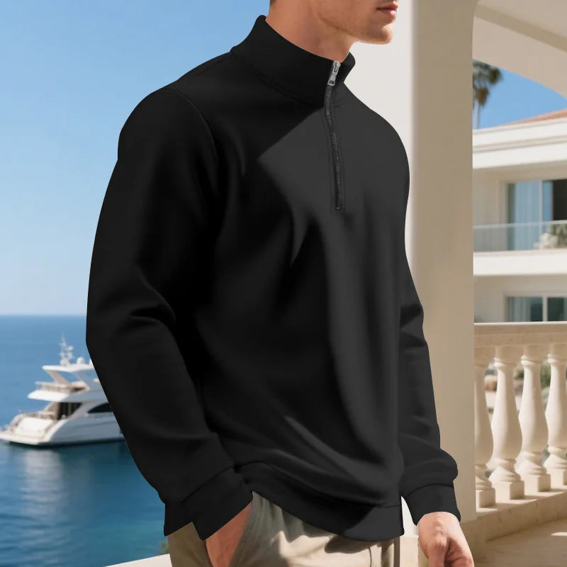 Men's Fleece Quarter Zip Sweatshirt