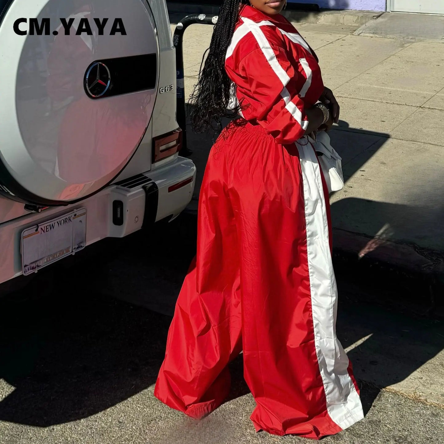 Wide leg y2k Women's set