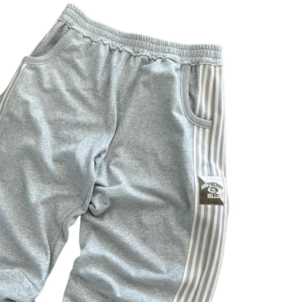 Striped Streetwear Baggy Sweatpants