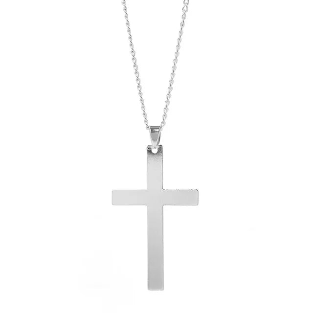 Flame Cross Pendant Chain