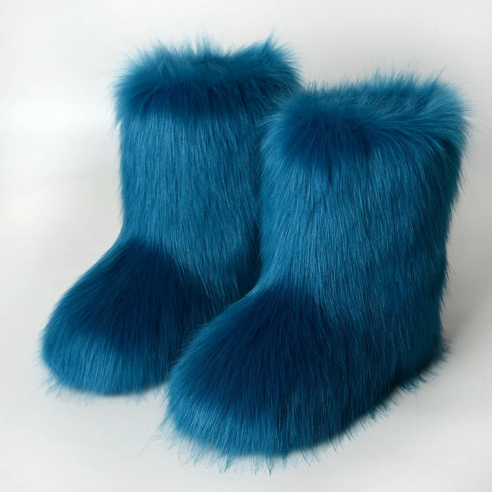 Faux Fur Winter Boots