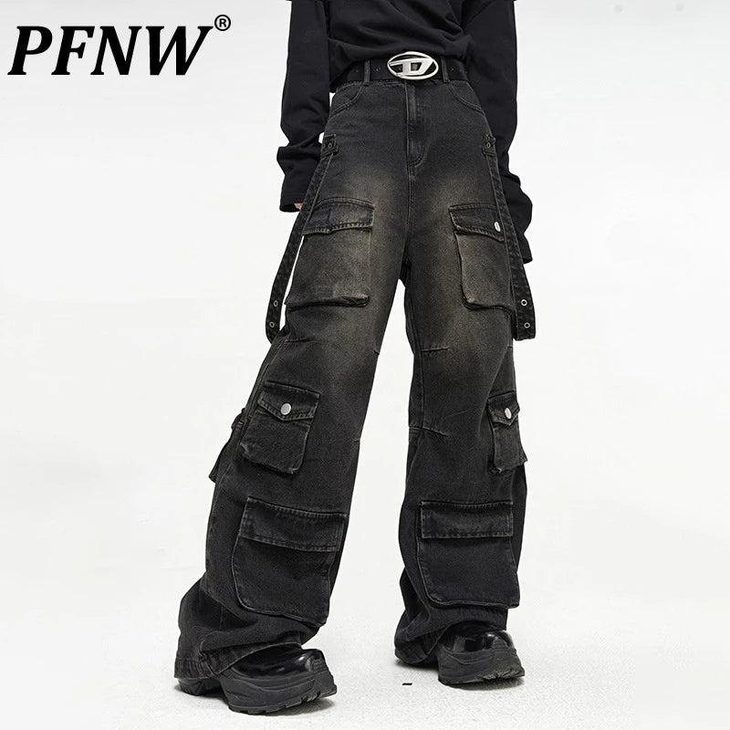 Streetwear Fashion Cargo Jeans